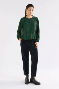 ELK | Muraa Top - Green Sinda Print