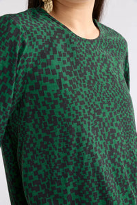 ELK | Muraa Top - Green Sinda Print