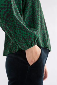 ELK | Muraa Top - Green Sinda Print