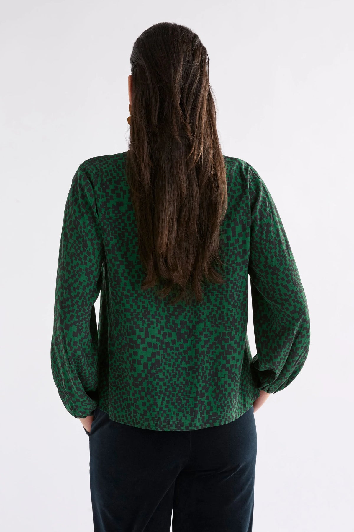 ELK | Muraa Top - Green Sinda Print