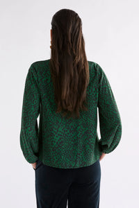 ELK | Muraa Top - Green Sinda Print