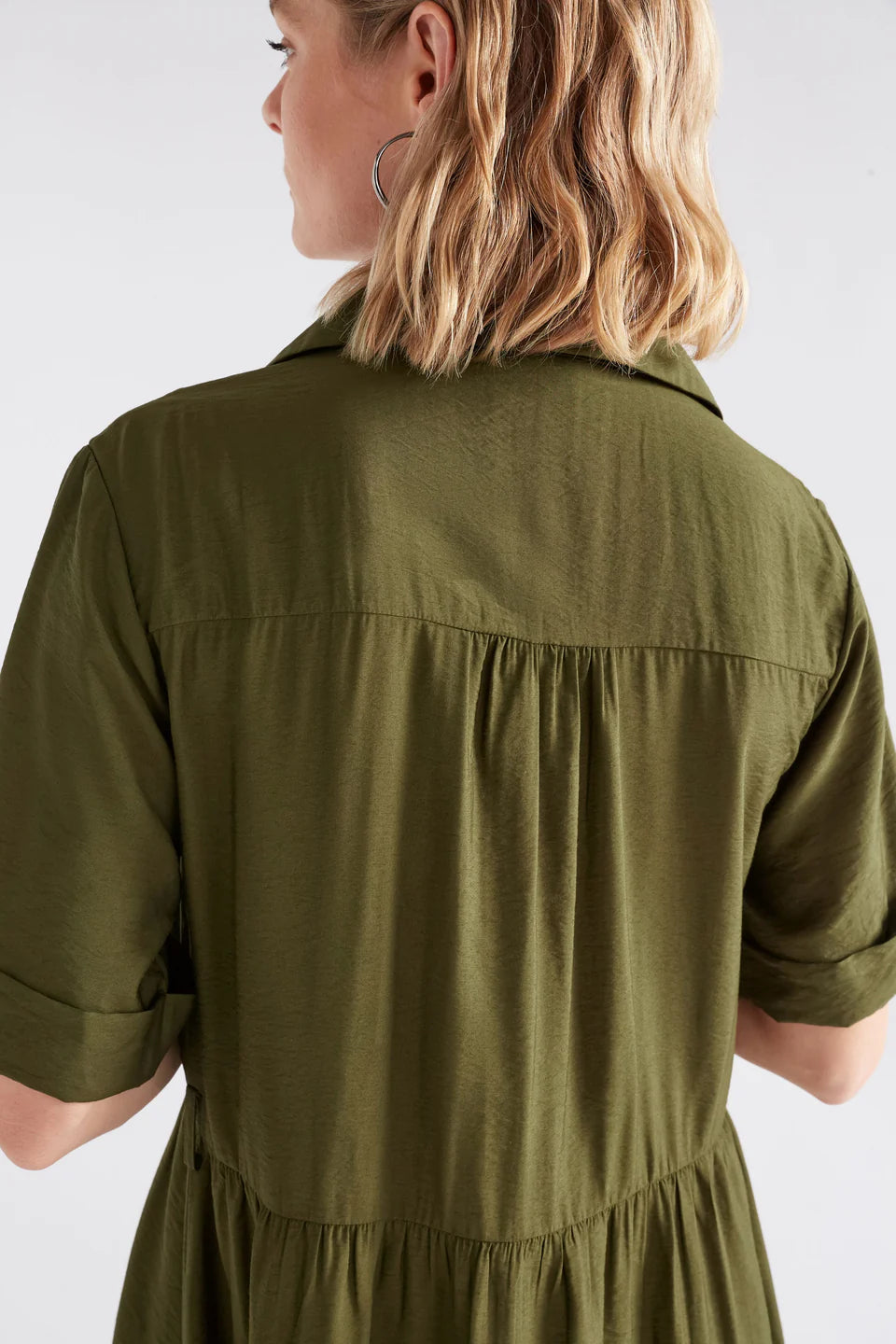 ELK | Eine Shirt Dress - Bright Olive
