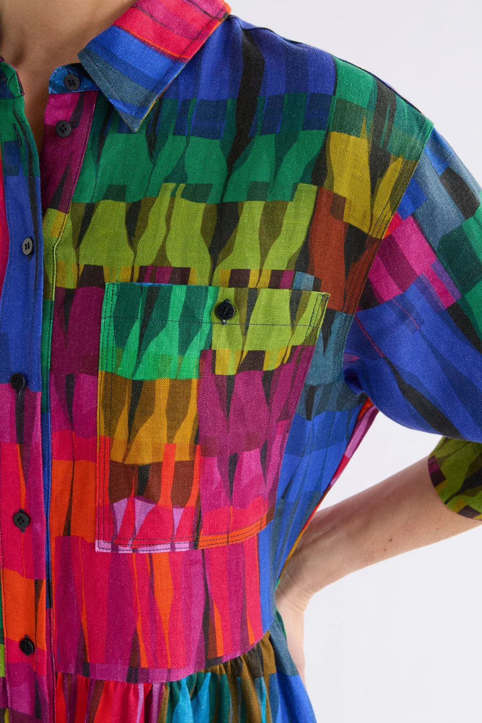 ELK | Llinen Light Dress - Lind Print