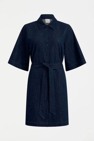 ELK | Dennem Dress - Dark Blue Rinse