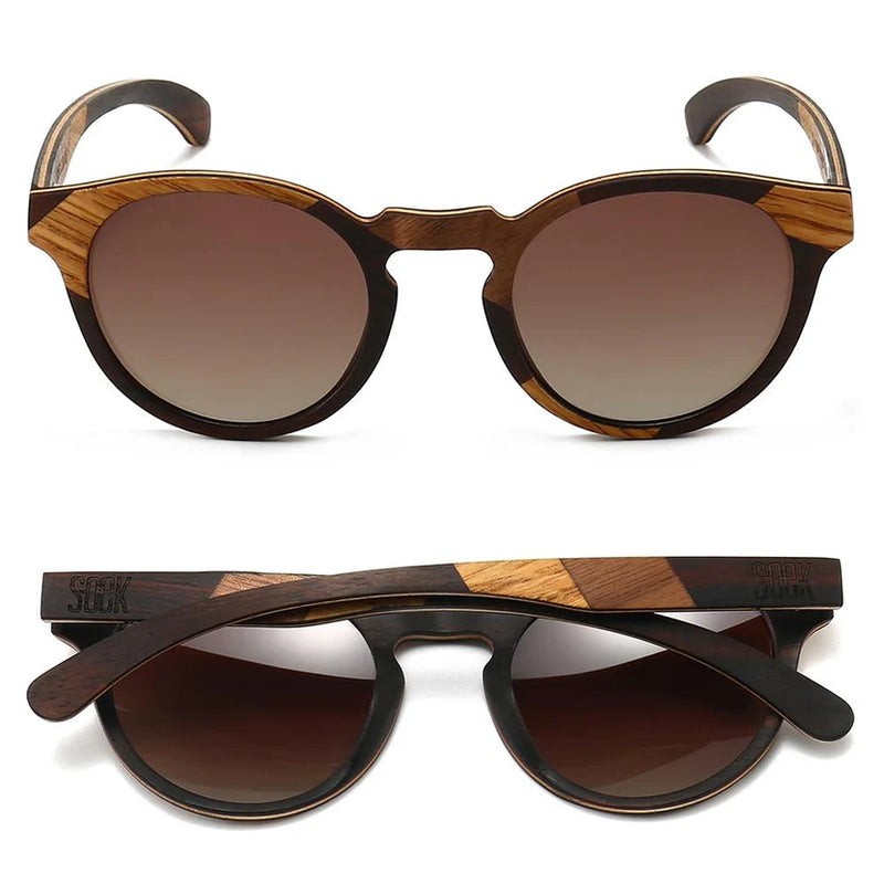 Soek | The Drifter Maple & Ebony Sunglasses