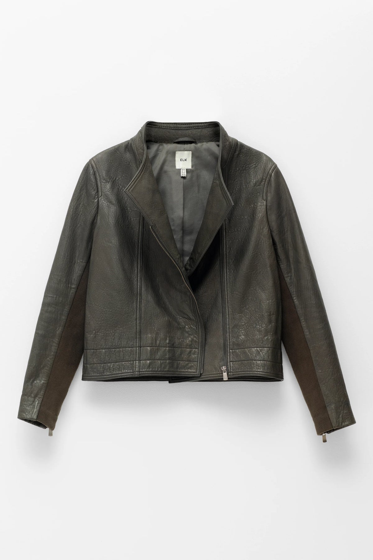 ELK | Lader Leather Jacket - Tarmac
