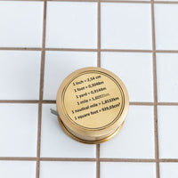 Holiday Trading Co. | Brass Measuring Tape