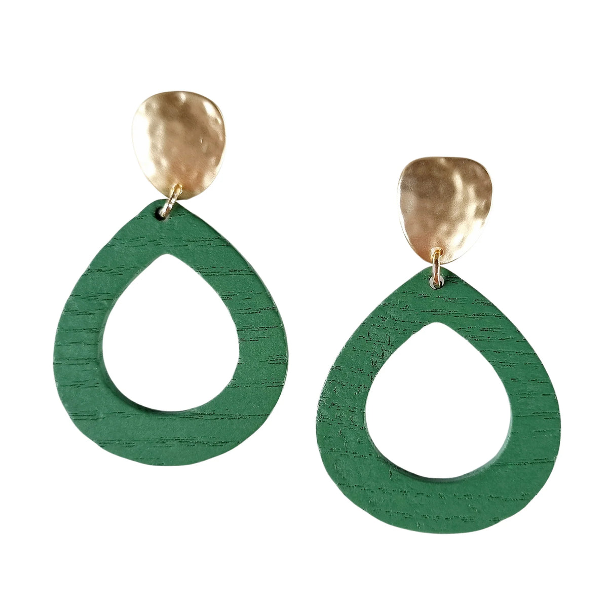 Zoda| Stacey Wood Teardrop Earring