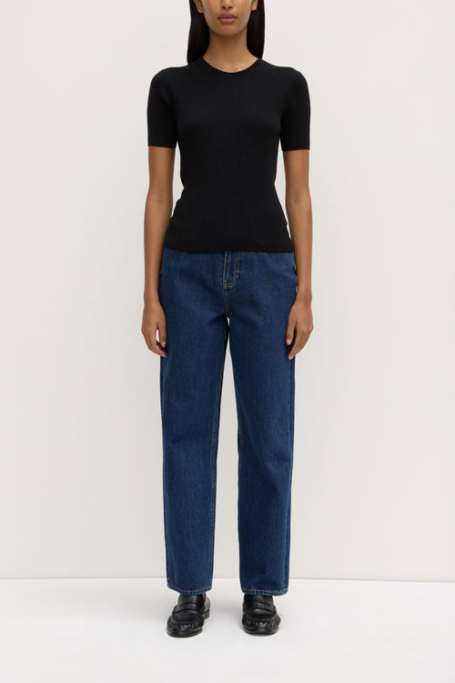 Assembly Label | Amira Knit Tee - Black