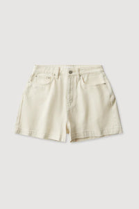 Assembly Label | Boxy Denim Short - Ecru