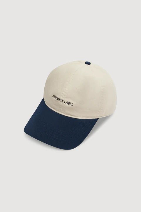 Assembly Label | Ecru + True Navy Contrast Cap