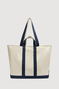 Assembly Label | Canvas Weekend Bag - Ecru & True Navy
