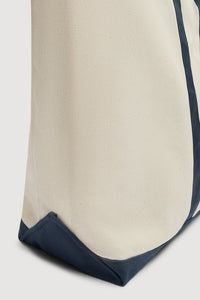 Assembly Label | Canvas Weekend Bag - Ecru & True Navy