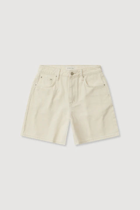 Assembly Label | Mid Rise Vintage Denim Short - Ecru