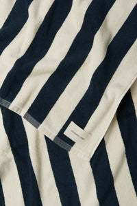 Assembly Label | Cotton Stripe Beach Towel - Navy/Cream