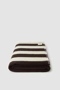 Assembly Label | Signature Stripe Beach Towel - Ganache/Cream