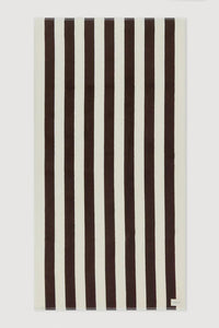 Assembly Label | Signature Stripe Beach Towel - Ganache/Cream