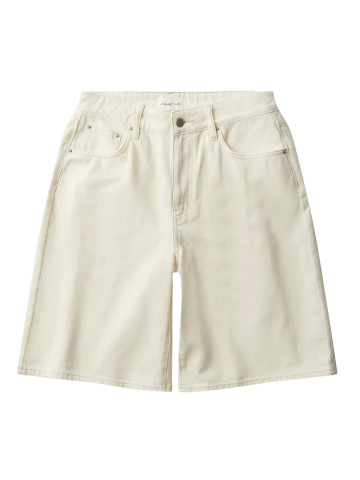Assembly Label | Bermuda Denim Short - Ecru