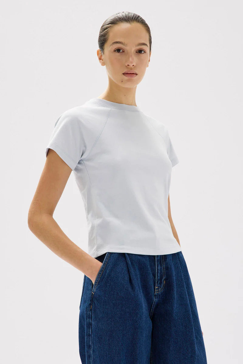 Assembly Label | Avery Short Sleeve Tee - Blue Haze