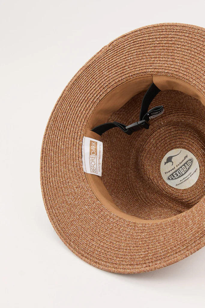 Avoca Flexibraid Fedora - Cinnamon
