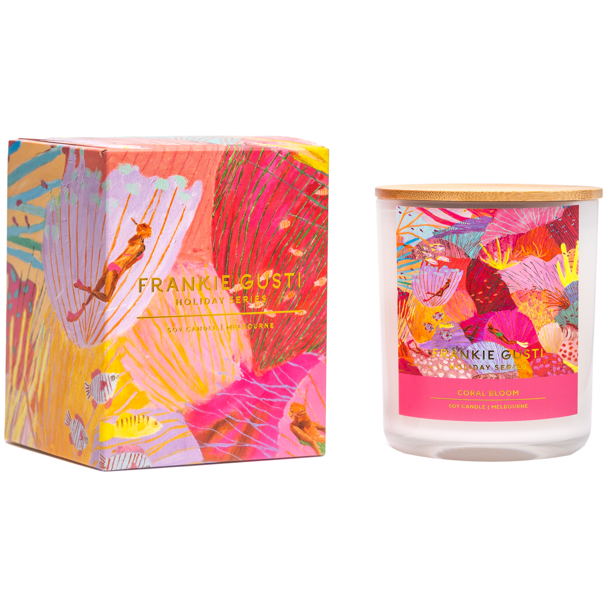 Franki Gusti | Coral Bloom - Holiday Series Candle