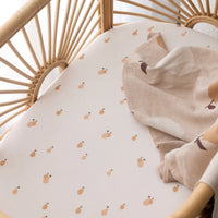 Fox & Fallow | Golden Pears Organic Fitted Cot Sheets