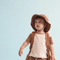 BANABAE | RAD KID CORD BUCKET HAT - TAN