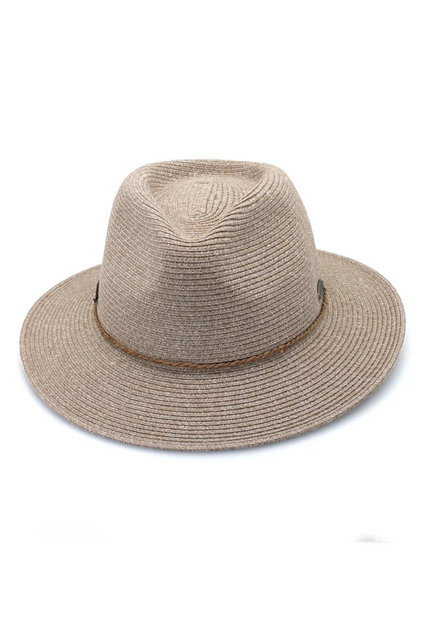 Avoca Flexibraid Fedora - Sandstone