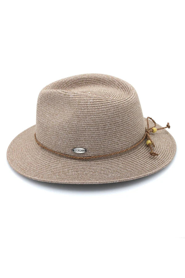 Avoca Flexibraid Fedora - Sandstone