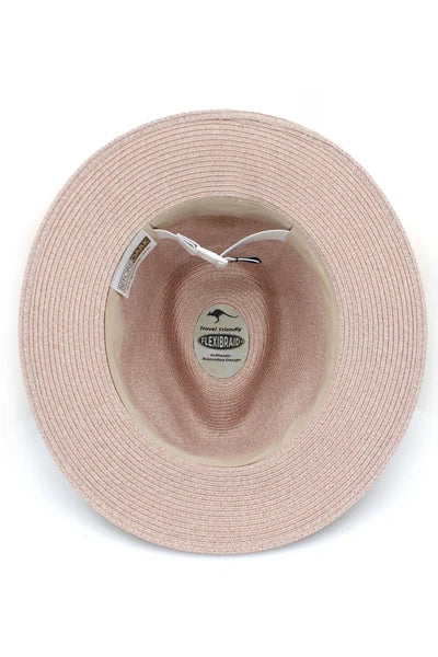 Avoca Flexibraid Fedora - Old Rose