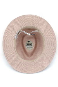 Avoca Flexibraid Fedora - Old Rose