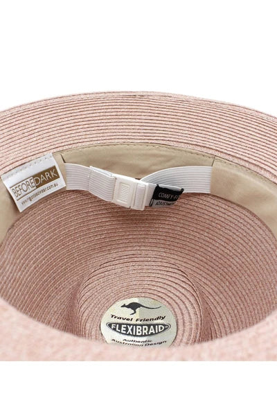 Avoca Flexibraid Fedora - Old Rose