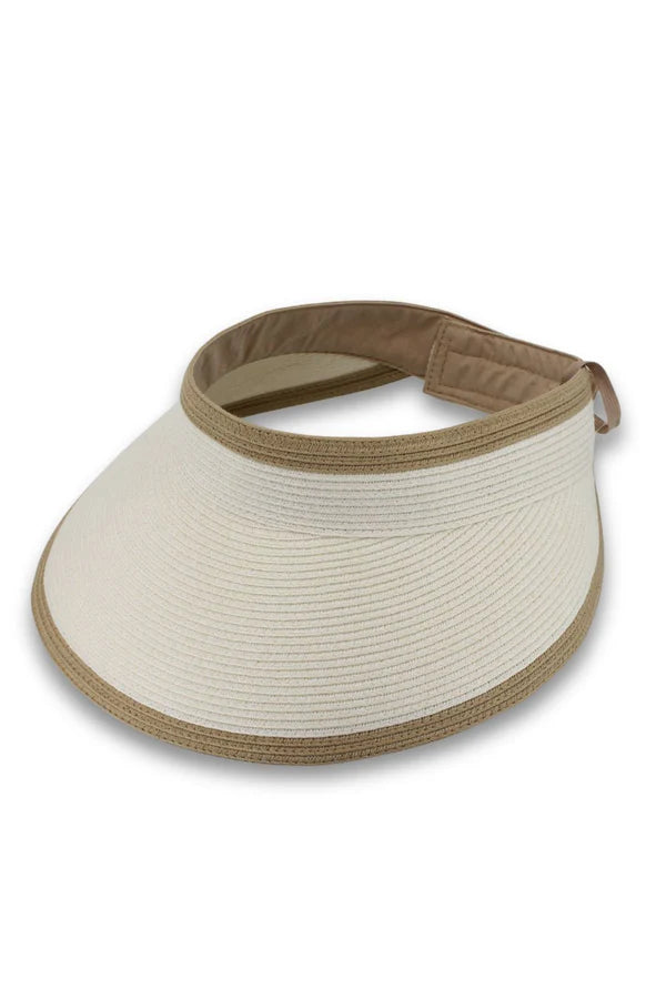 Isla Visor - Beige/Choc