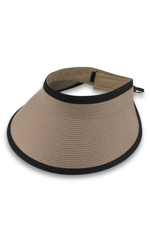 Isla Visor - Taupe/Black 58cm