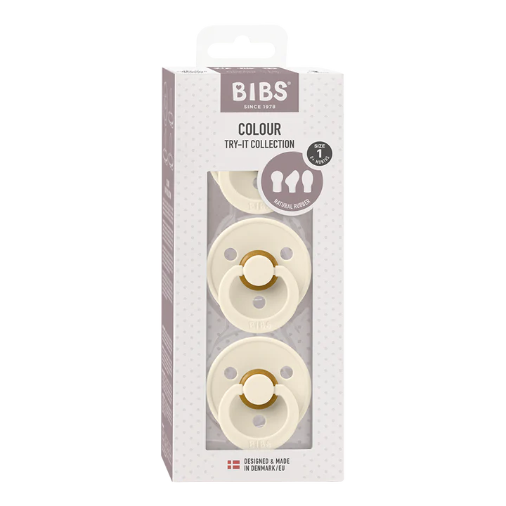 BIBS Dummies | Try-It Collection 3pk - Ivory Newborn