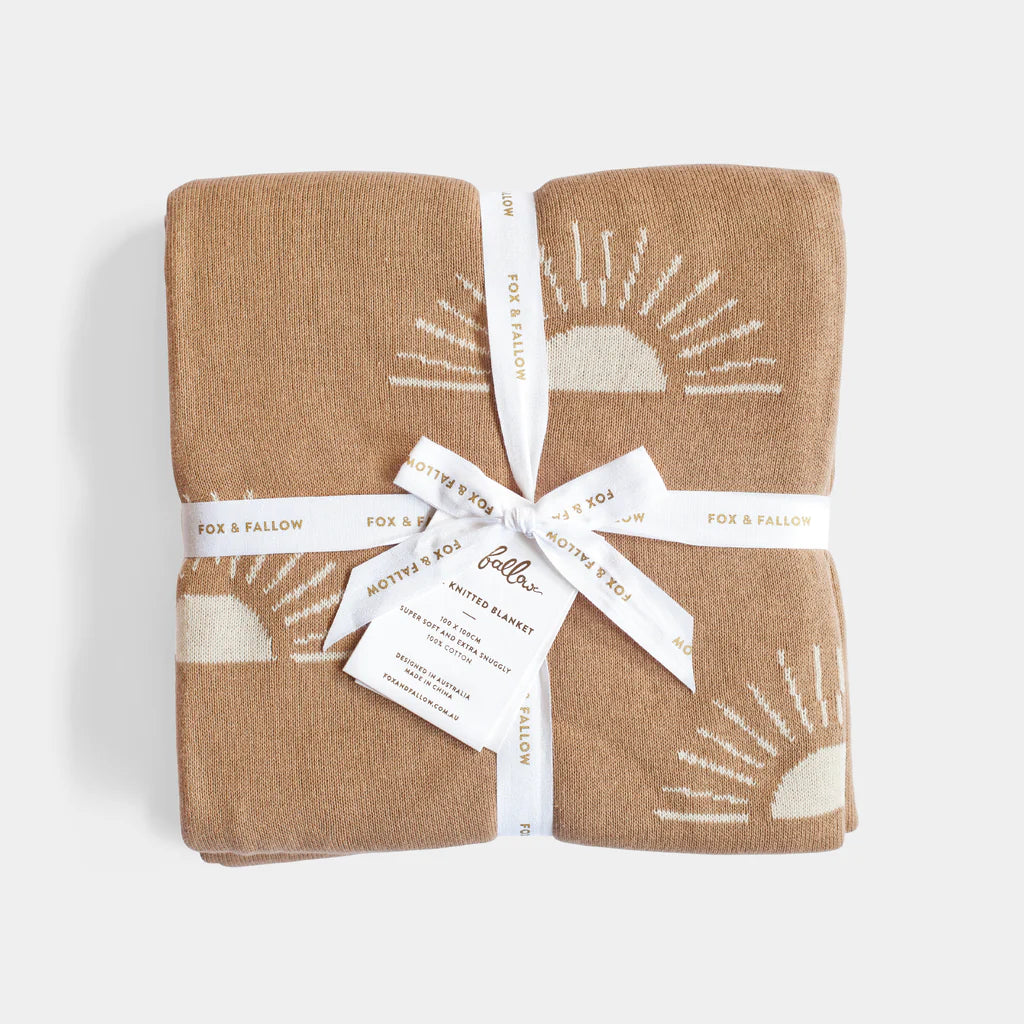 Fox & Fallow | Suns Coffee Reversible Blanket