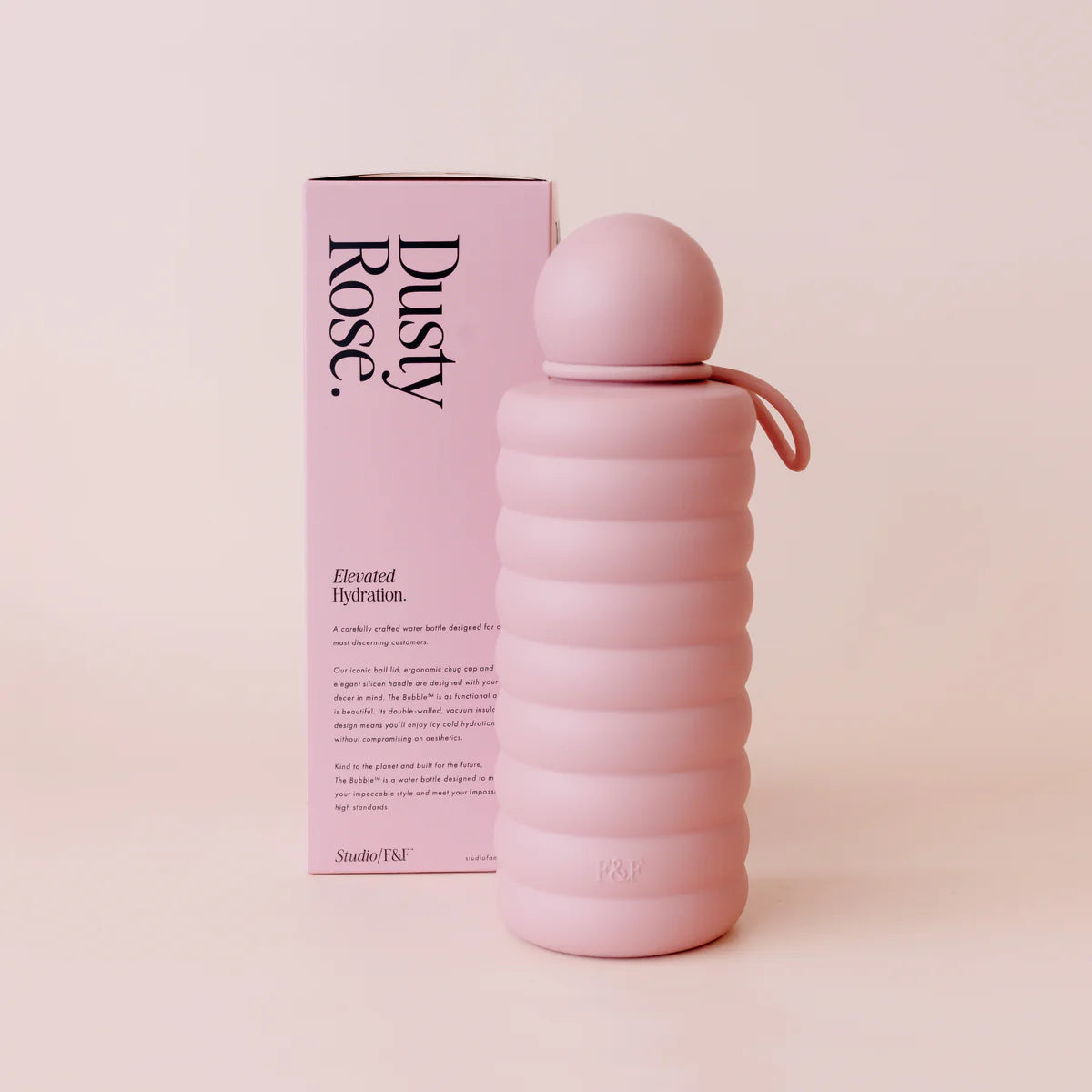 Fox + Fallow | The Bubble - Dusty Rose - Reusable Water Bottle 700ml