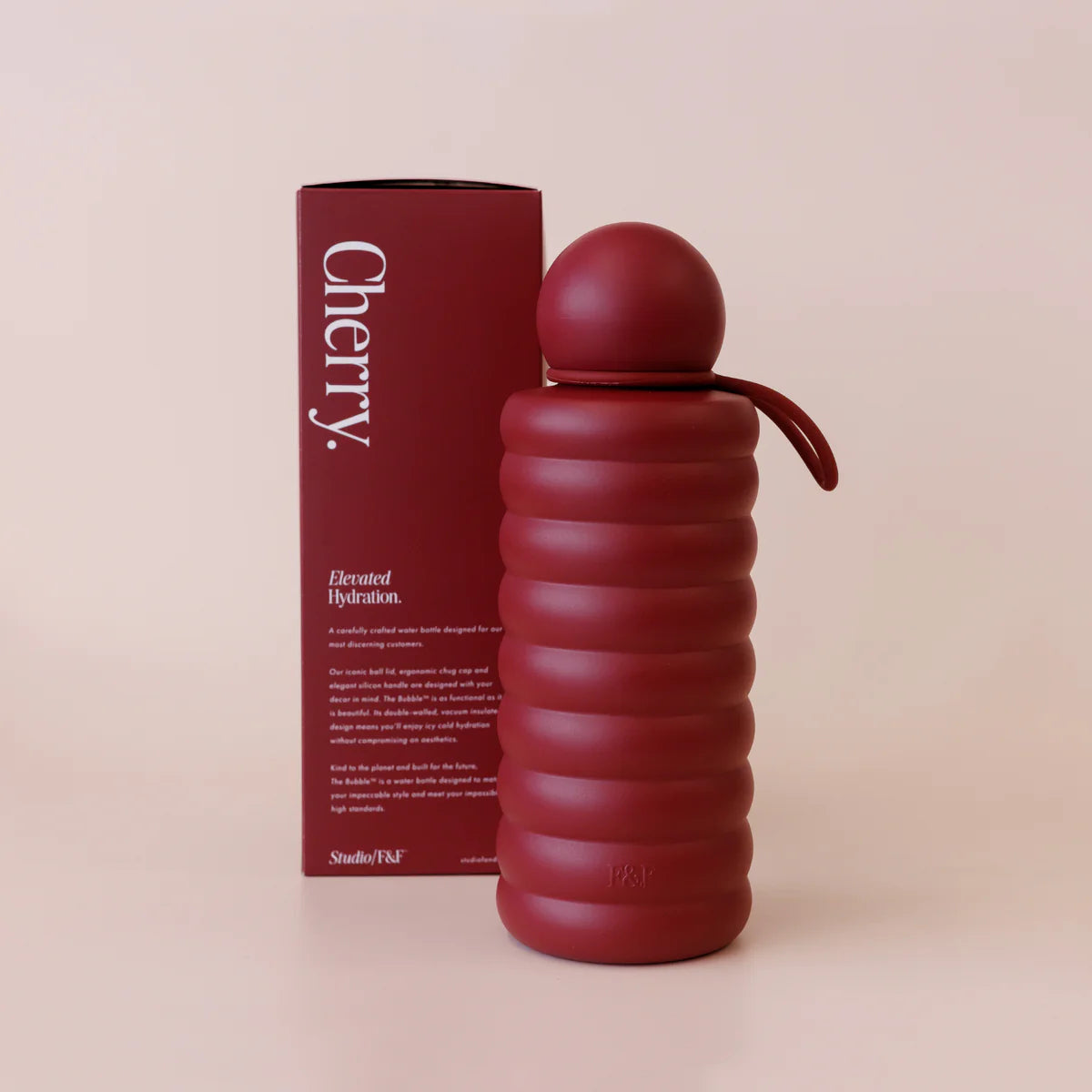 Fox + Fallow | The Bubble - Cherry - Reusable Water Bottle 700ml