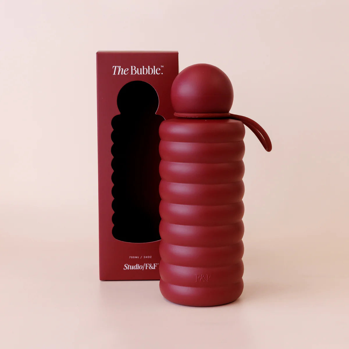 Fox + Fallow | The Bubble - Cherry - Reusable Water Bottle 700ml