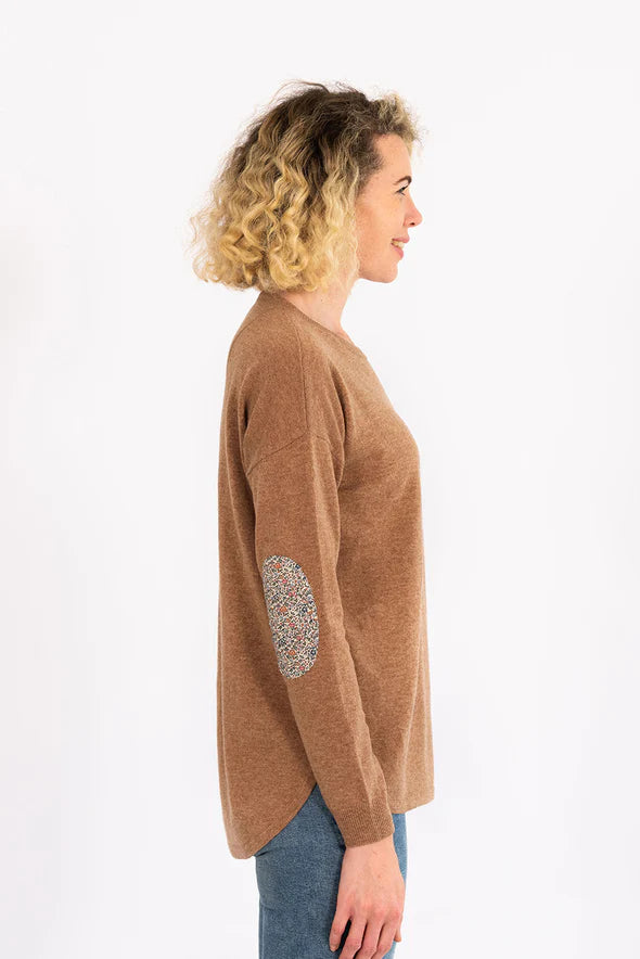 Bow & Arrow | Cinnamon Swing Jumper with Katie & Millie Liberty Patches