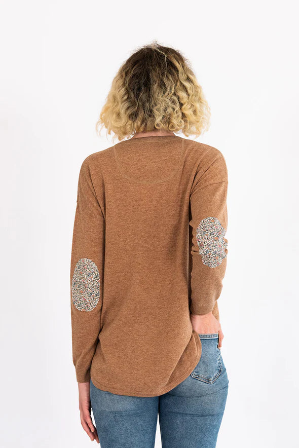 Bow & Arrow | Cinnamon Swing Jumper with Katie & Millie Liberty Patches