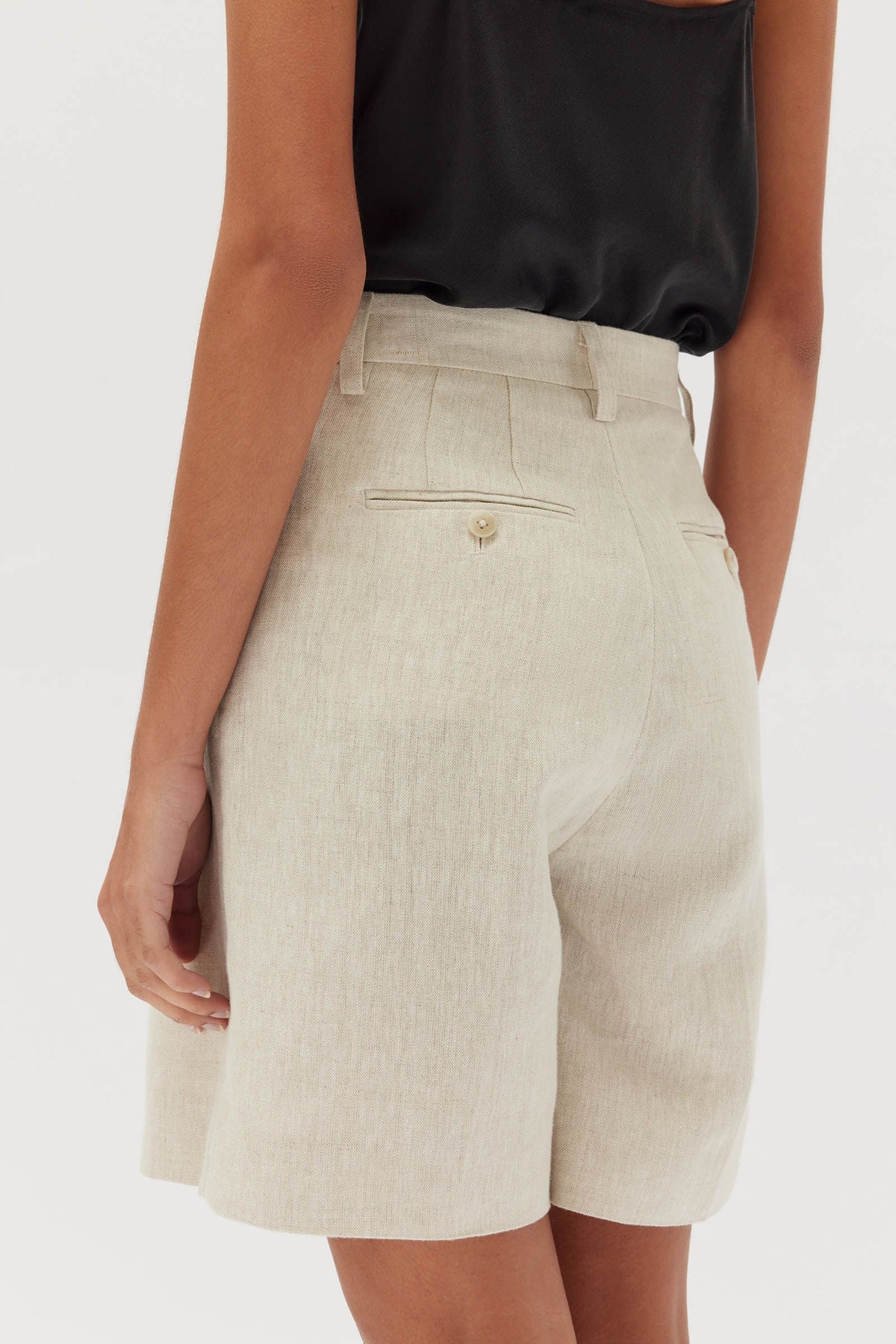 Assembly Label | Maeve Linen Shorts - Oat