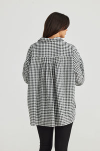 Brave + True | Duchess Shirt - Black Gingham