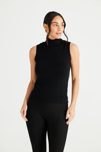 Brave + True | Skye Knit Top - Black