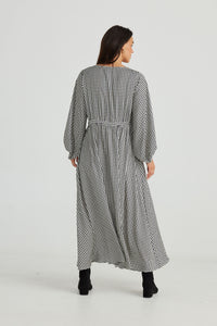 Brave + True | Daylight Dress - Black Houndstooth