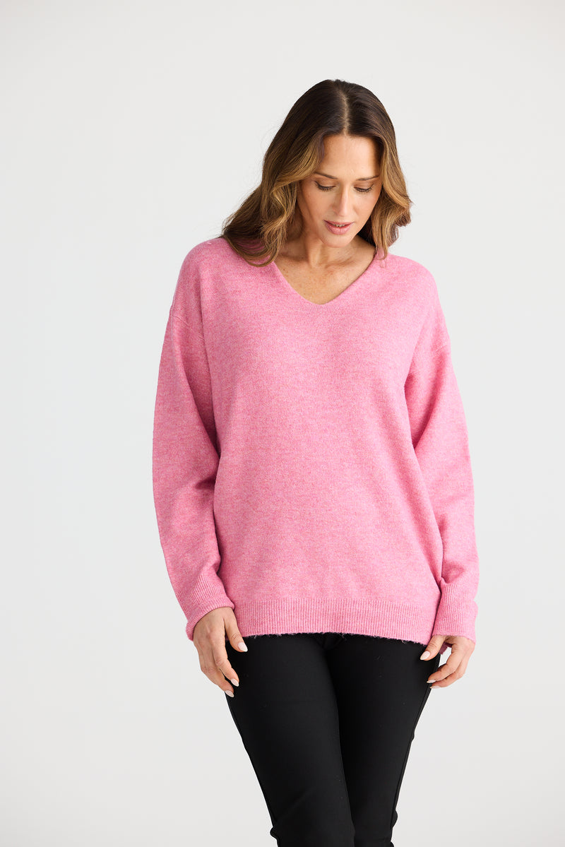 Brave + True | Britney Knit - Candy Pink