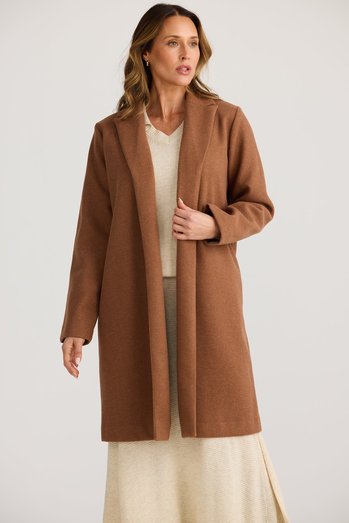 Brave & True | Bella Coat - Chestnut