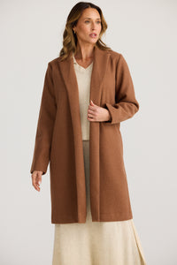 Brave & True | Bella Coat - Chestnut