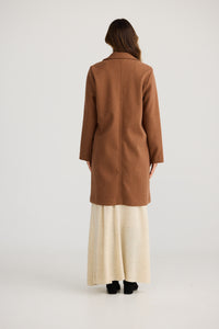 Brave & True | Bella Coat - Chestnut