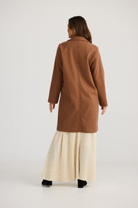 Brave & True | Bella Coat - Chestnut